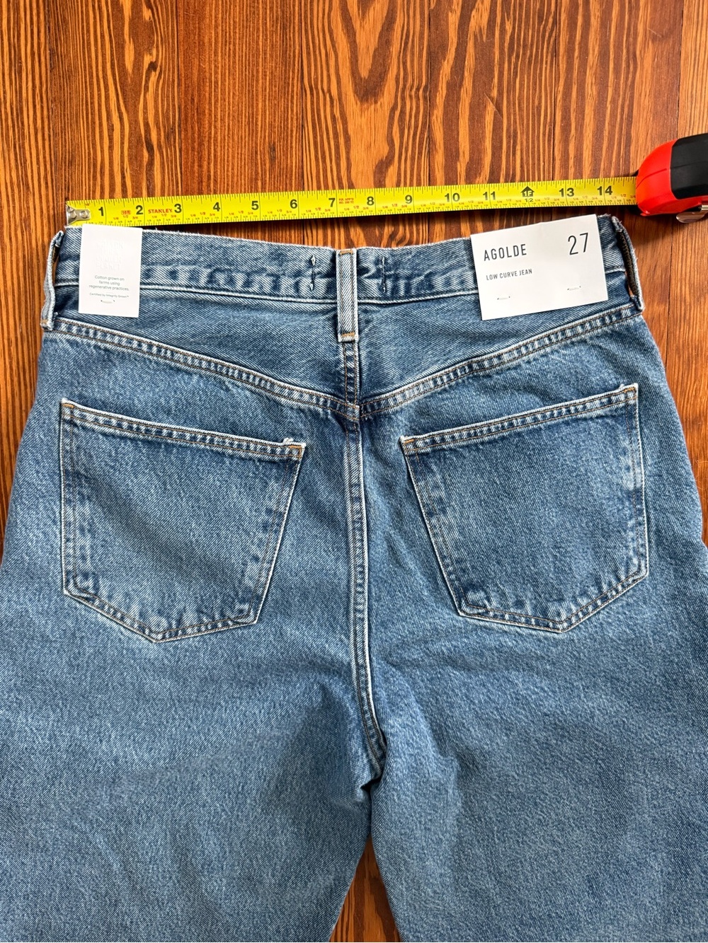 AGOLDE NWT Low Curve Jean 27
